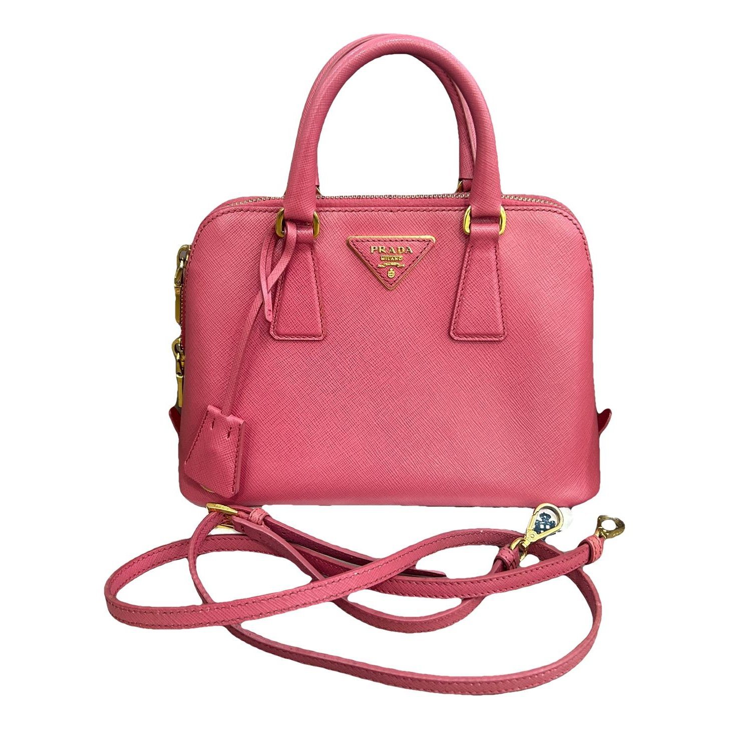 Promenade leather handbag