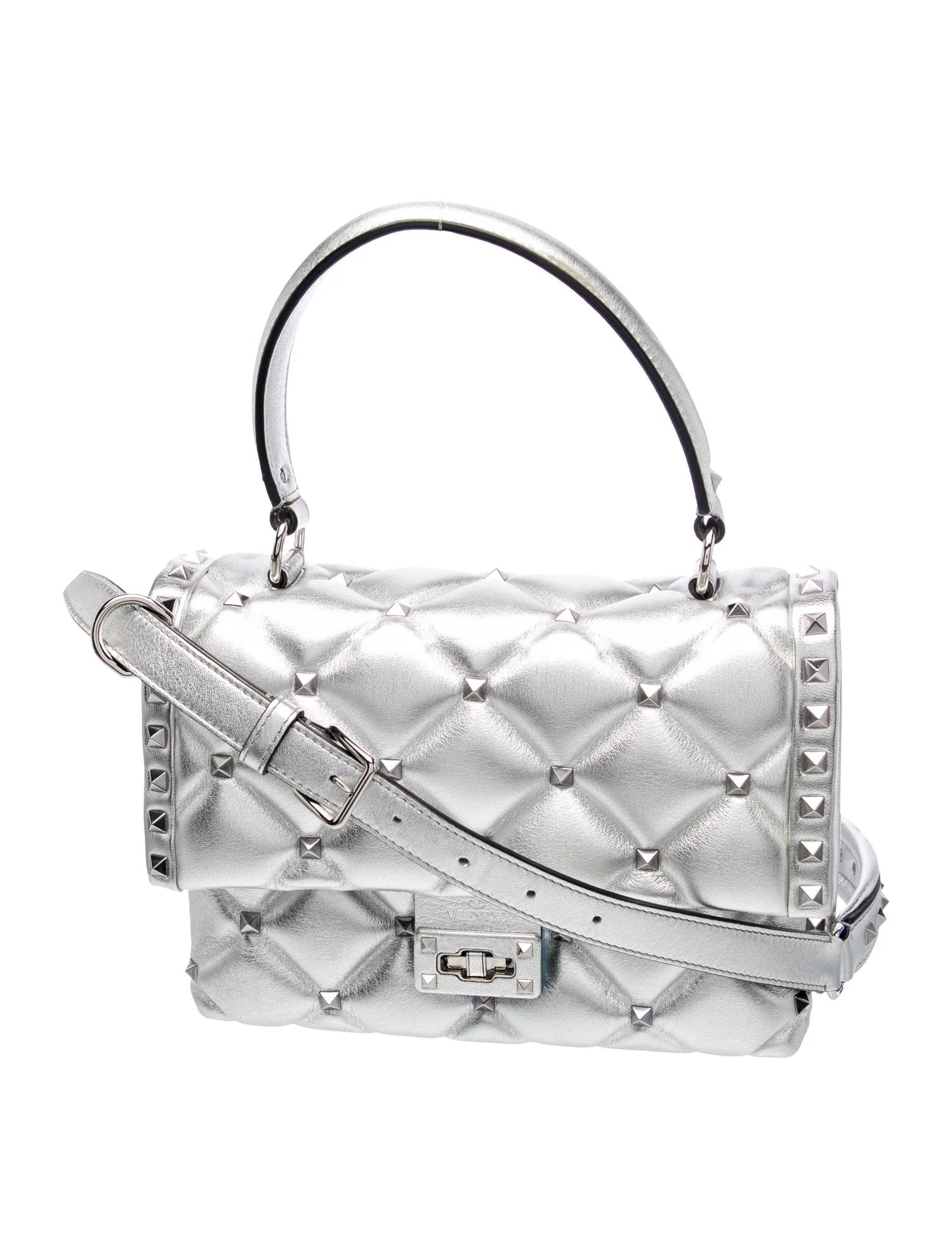 Rockstud Top Handle Bag