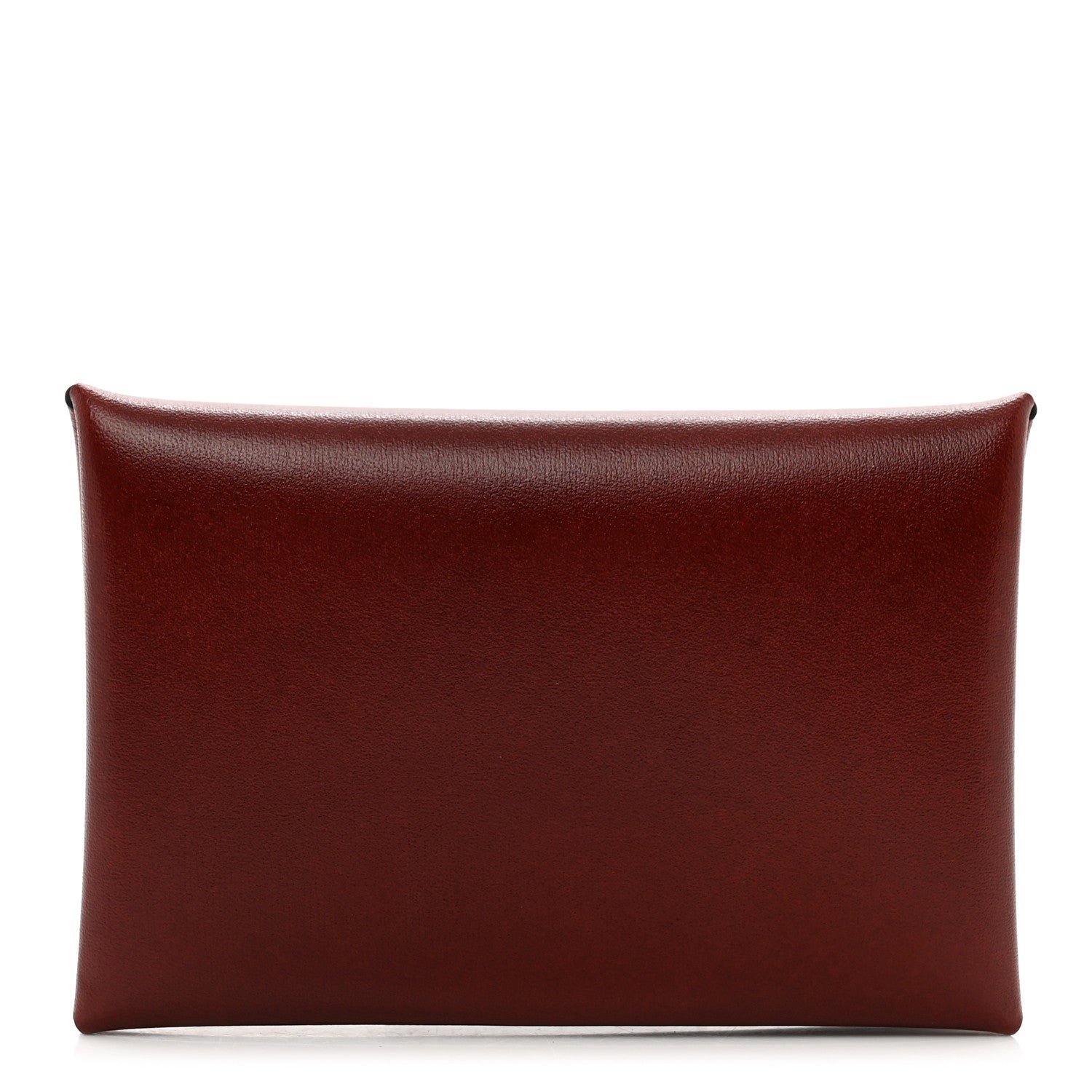 Hermes Box Calvi Card Case Rouge H