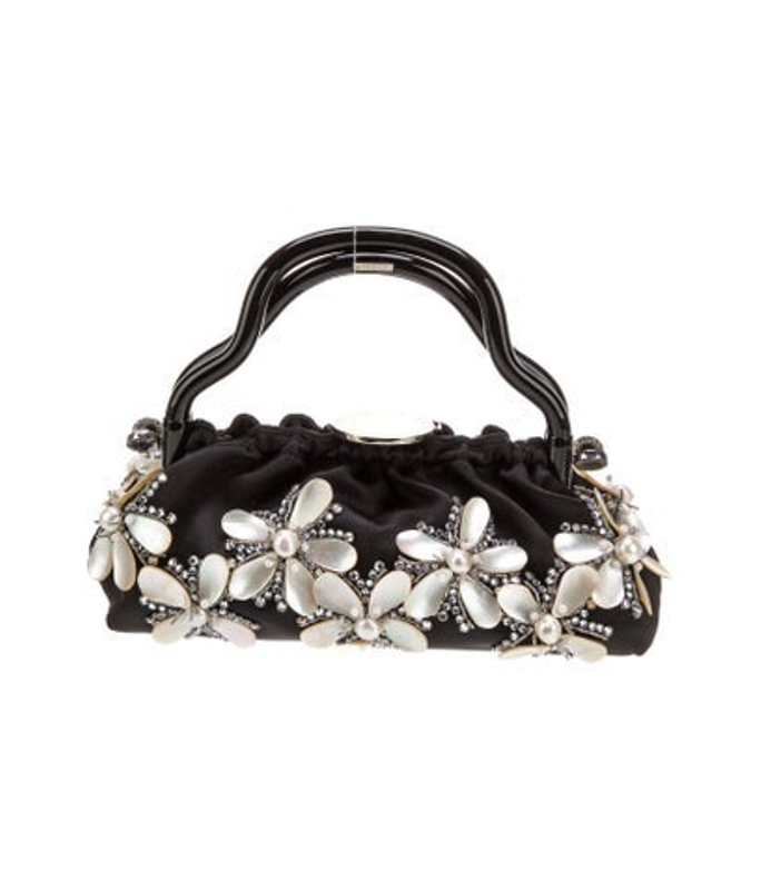 Bvlgari Satin Top Handle Bag