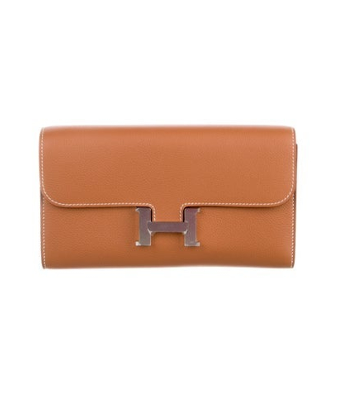 Hermes 2024 Evercolor Constance Wallet To Go W Strap