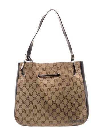 GG Canvas Shoulder Bag Vintage