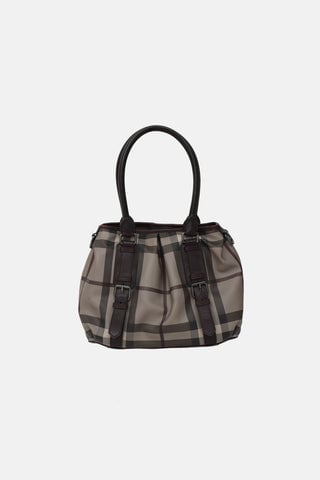 Burberry Nothfield Plum Smoked Check Bag