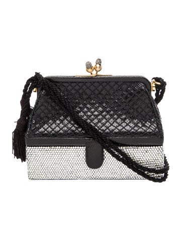 Judith Leiber Embossed Leather Evening Bag