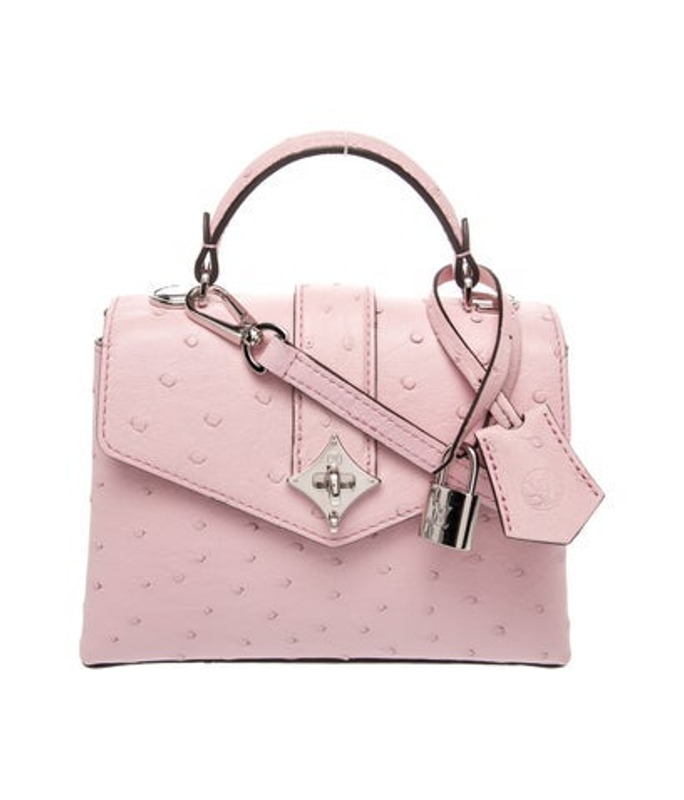 Louis Vuitton Vuitton Ostrich Rose Des Vents Mini