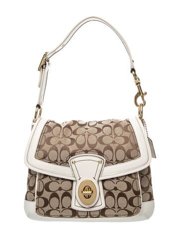 Coach Canvas Shoulder Bag