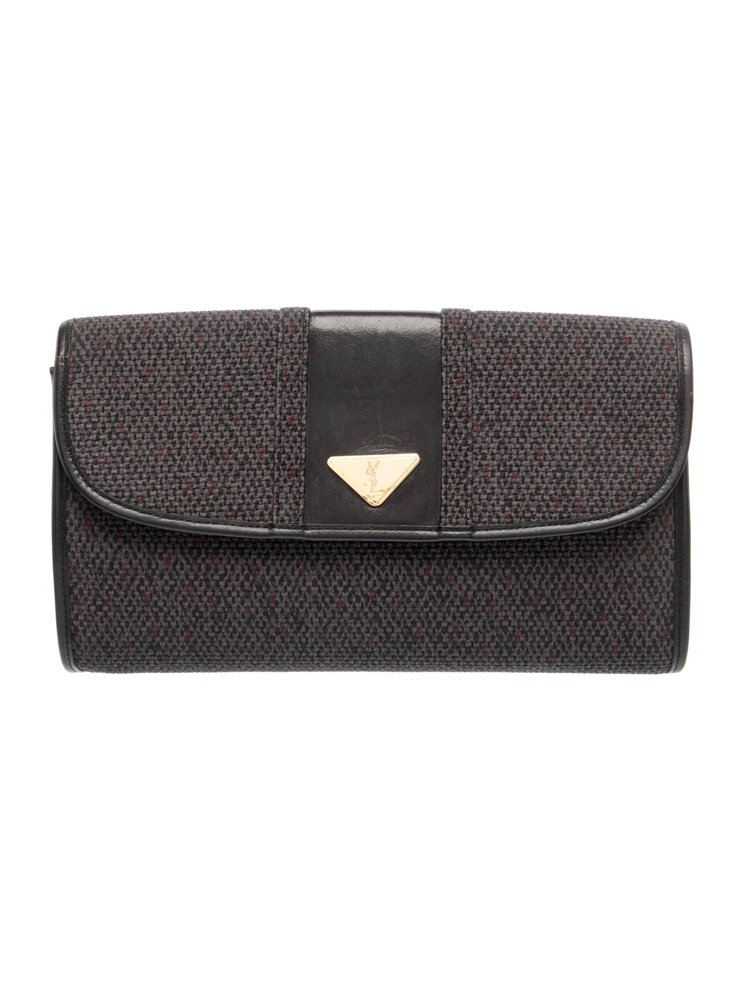 Saint Laurent Canvas Clutch Vintage