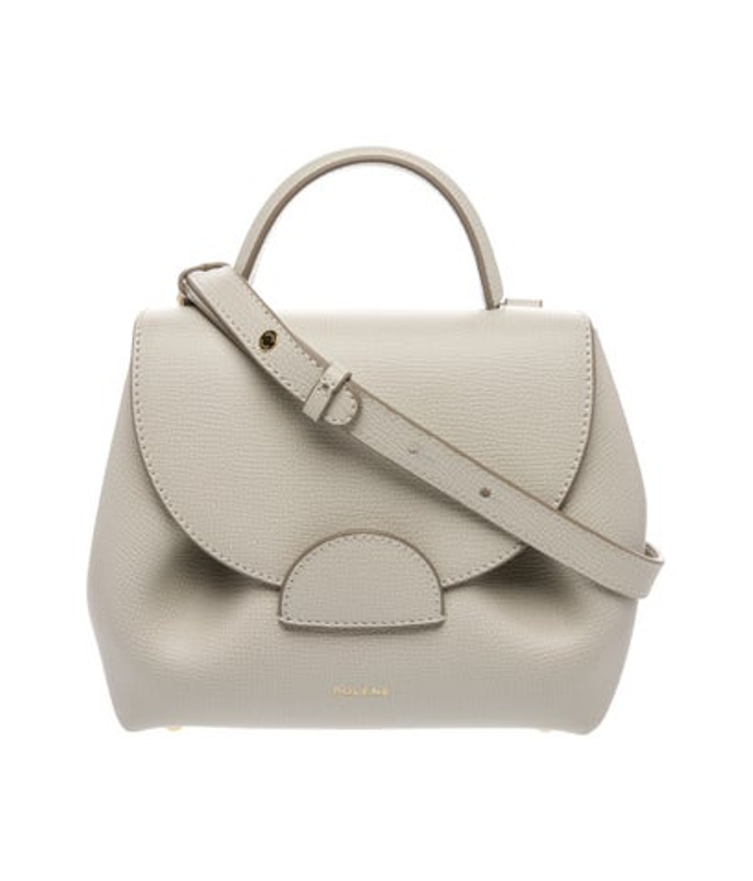 Polene Leather Top Handle Bag