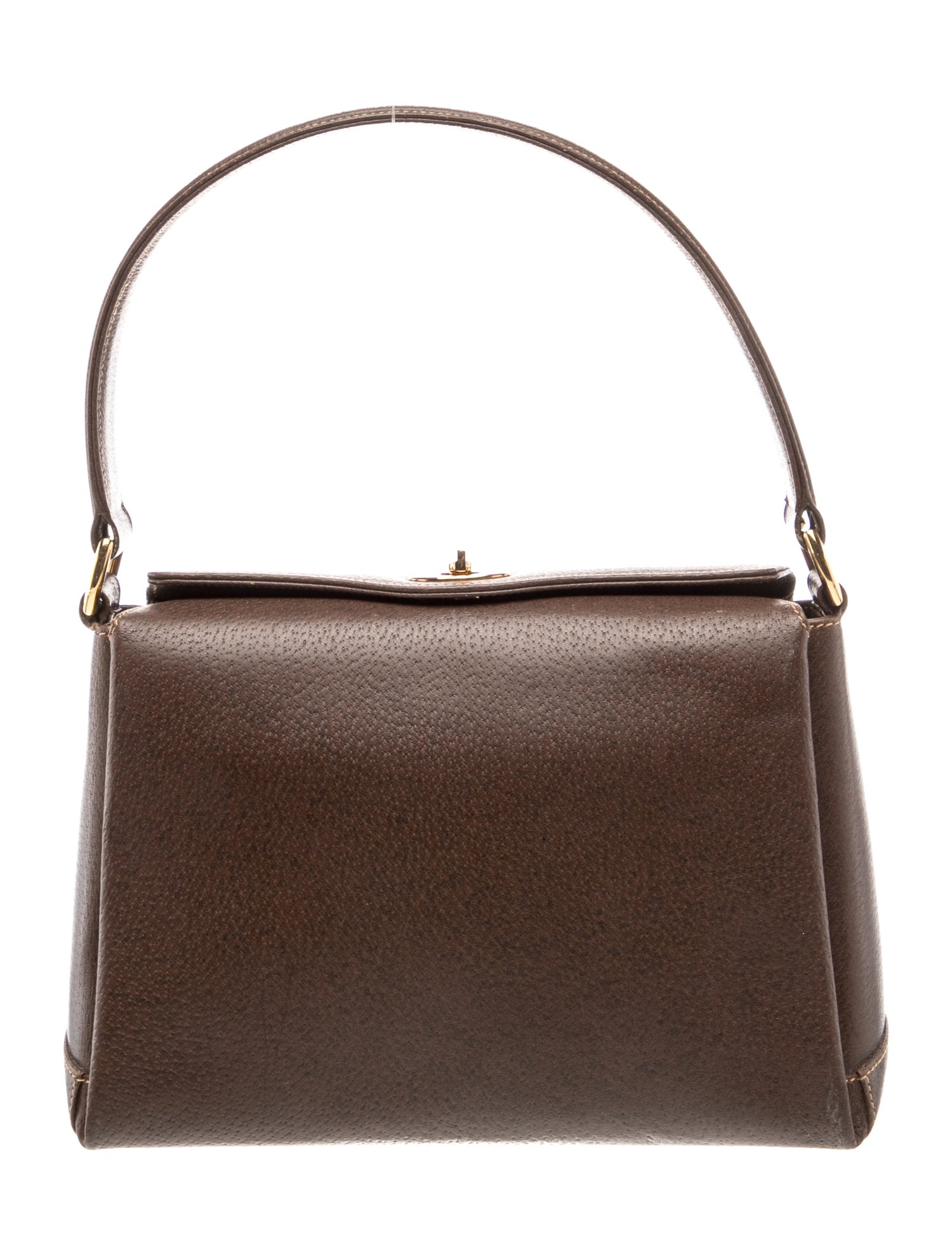 Leather Top Handle Bag