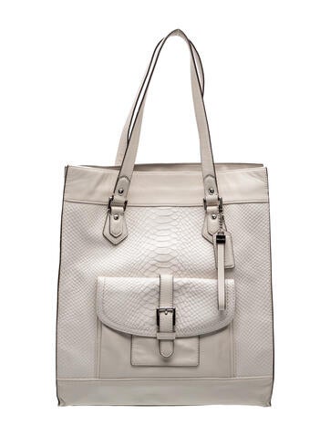 Embossed Leather Tote