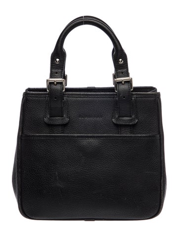 Leather Top Handle Bag