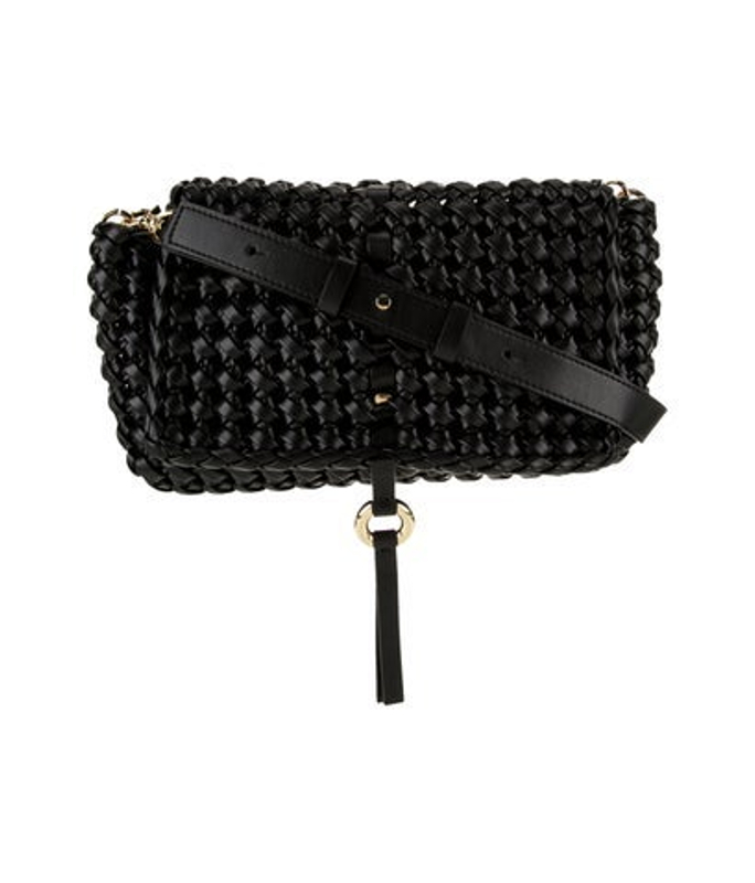 Themoire Leather Shoulder Bag