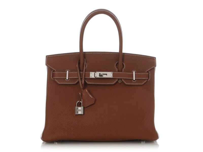 Hermes Gold Togo Birkin 30 Palladium Hardware, 2018