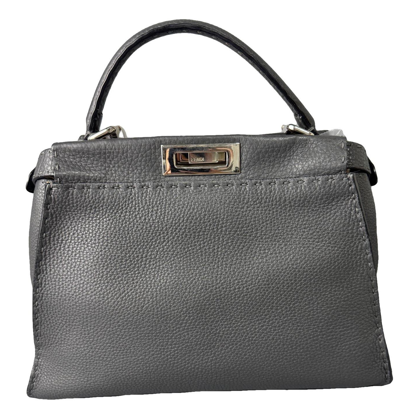 Peekaboo leather handbag