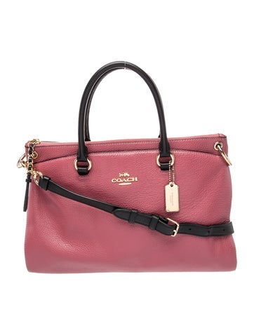 Leather Top Handle Bag