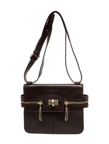 Max Mara Leather Messenger Bag