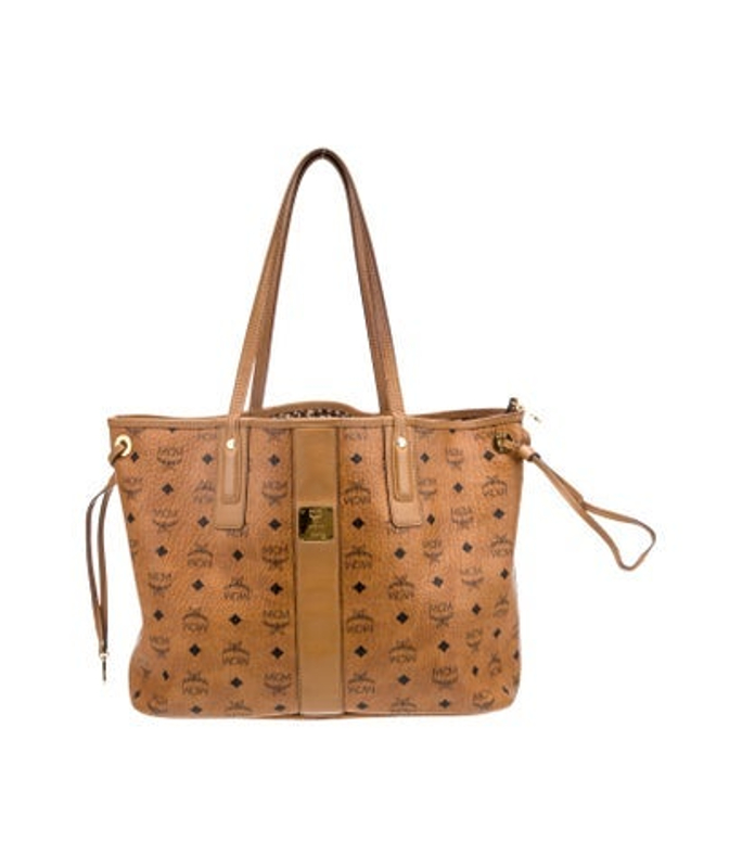 MCM Monogram Top Handle Bag