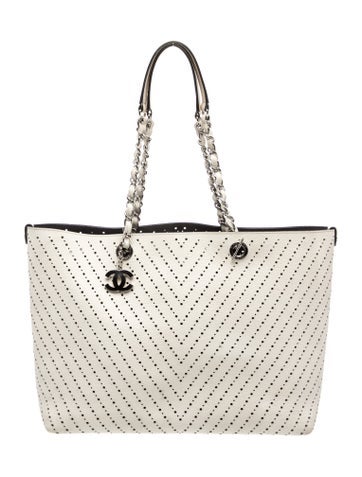 Perforated Chevron Tote