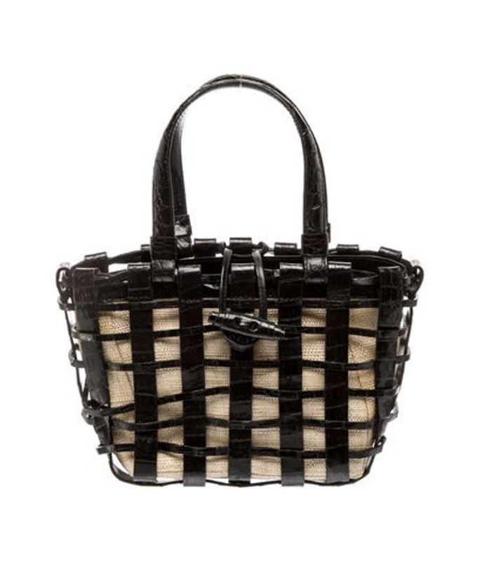 Nancy Gonzalez Gonzalez Caiman Top Handle Bag