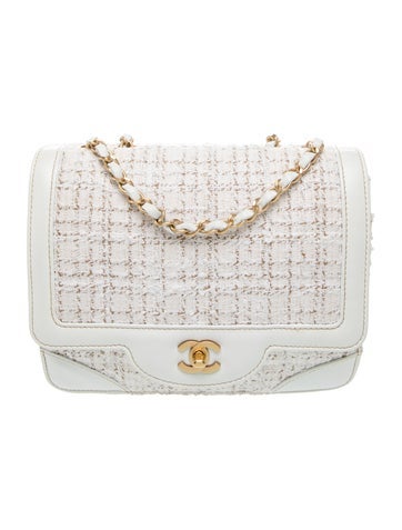 Tweed Square Flap Bag