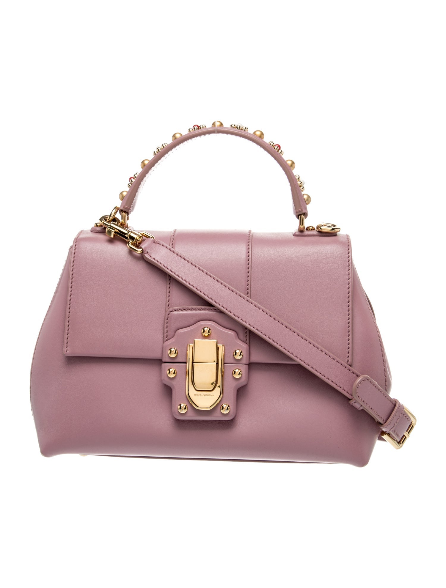 Leather Top Handle Bag