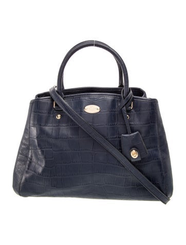 Leather Top Handle Bag