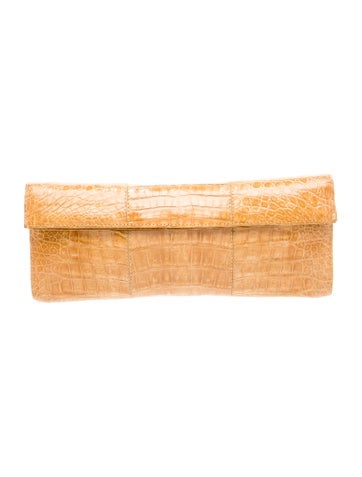 Nancy Gonzalez Crocodile Clutch