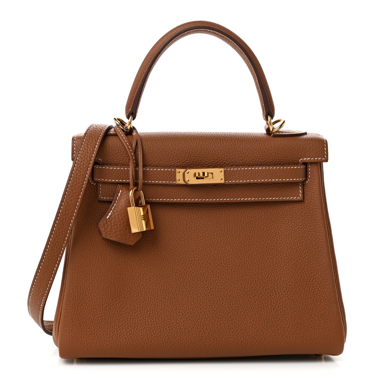 Hermes Togo Kelly Retourne 25 Gold