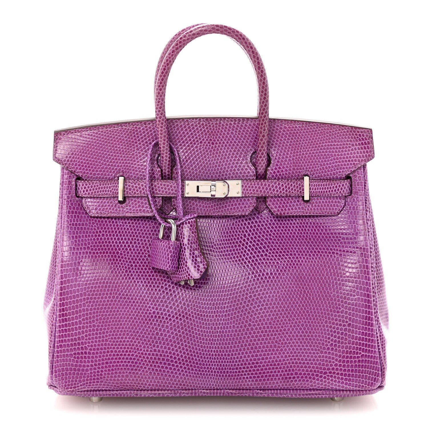 Hermes Hermes Lizard Birkin 25 Violet