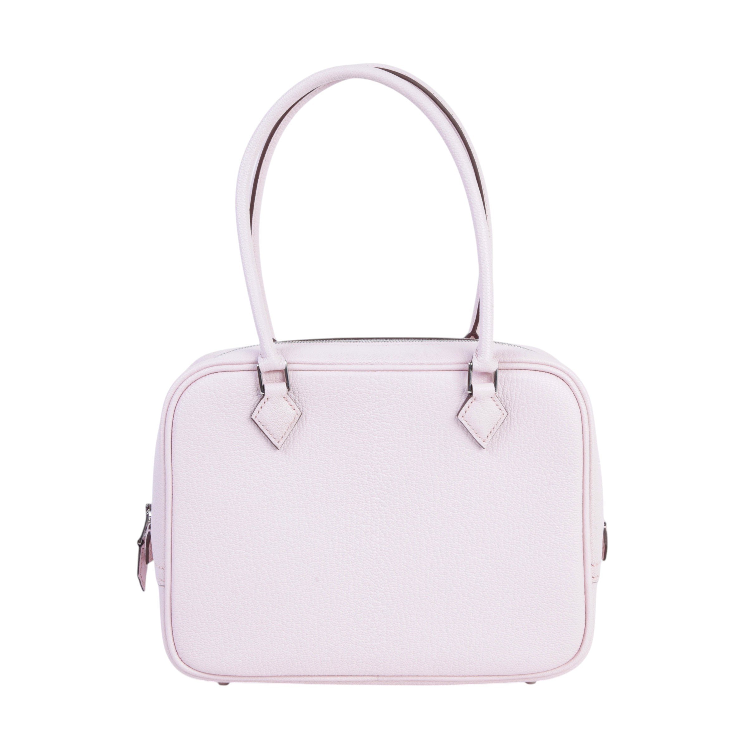 Hermes Unused ( Rank NS ) HERMÈS Plume Mini Rose Darling (M7) Chevre Palladium hardware W (2024)