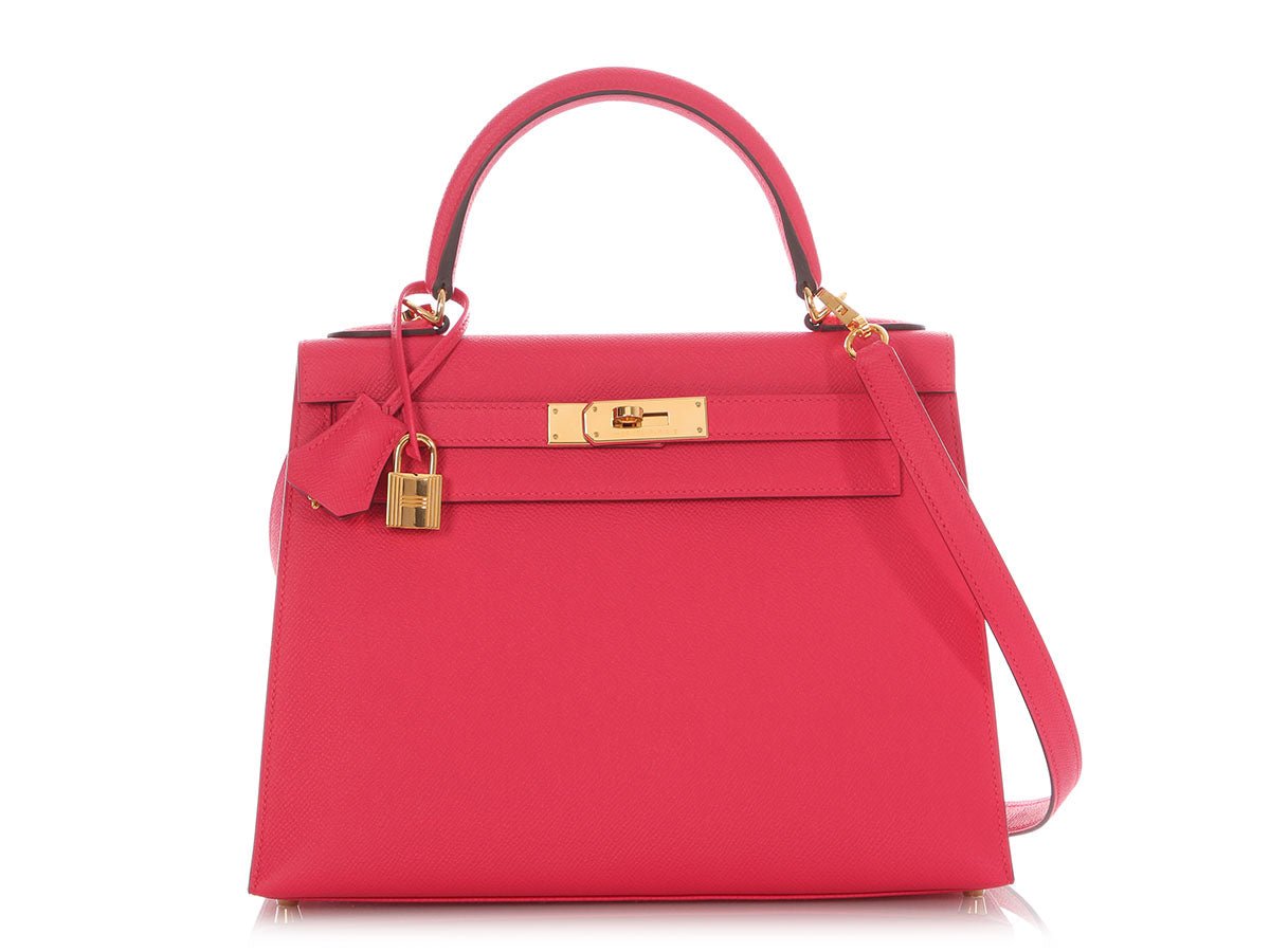 Hermes Hermès Rose Extrême Epsom Kelly 28