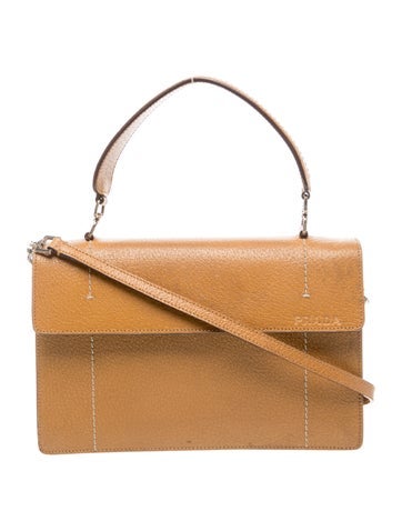 Leather Top Handle Bag
