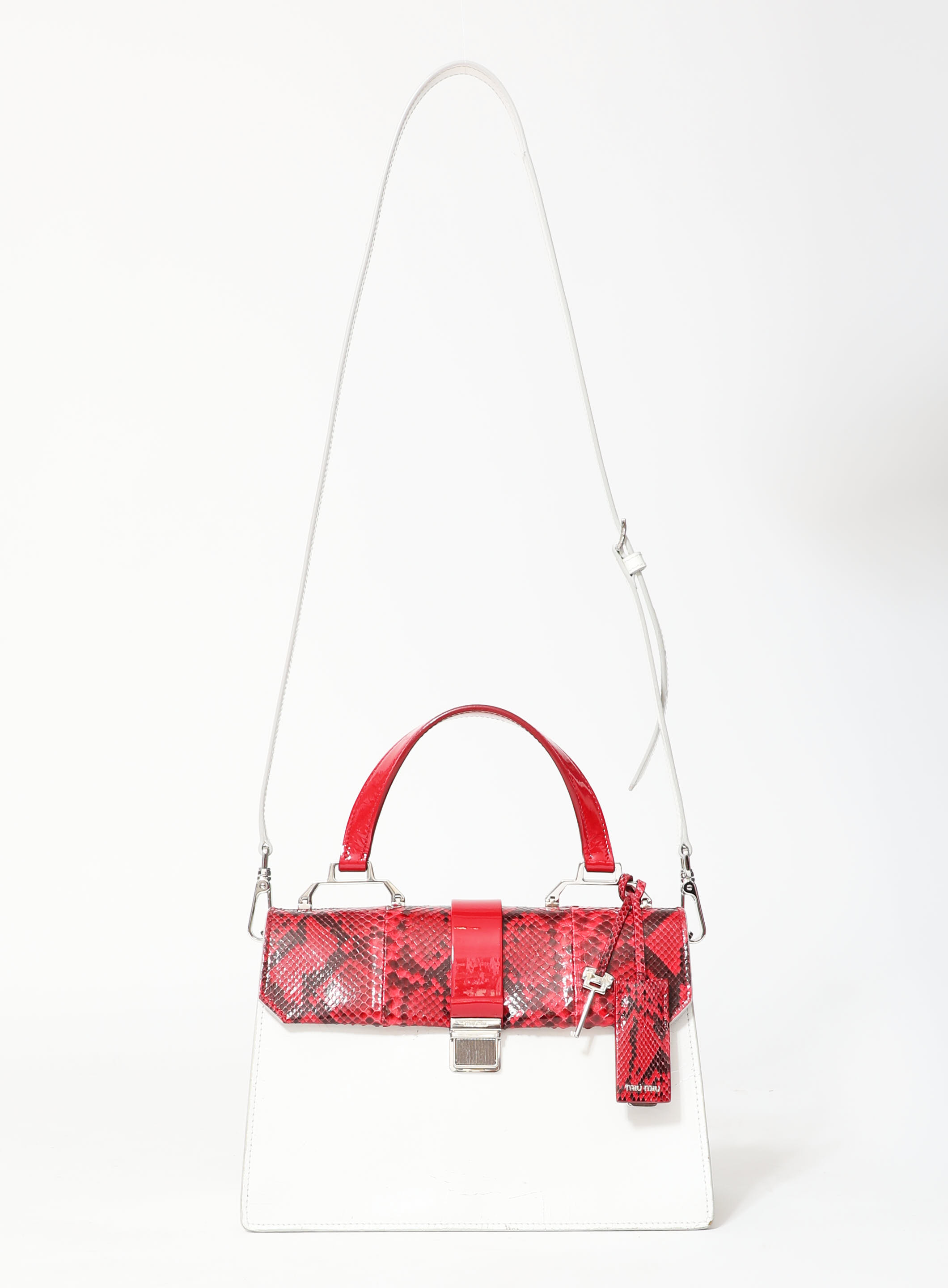 Miu Miu F/W 2015 Python Top-Handle Bag