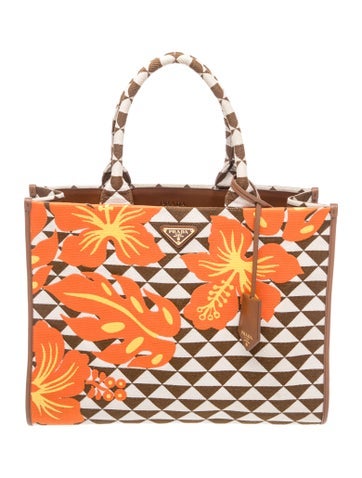 Enameled Metal Triangle Tote