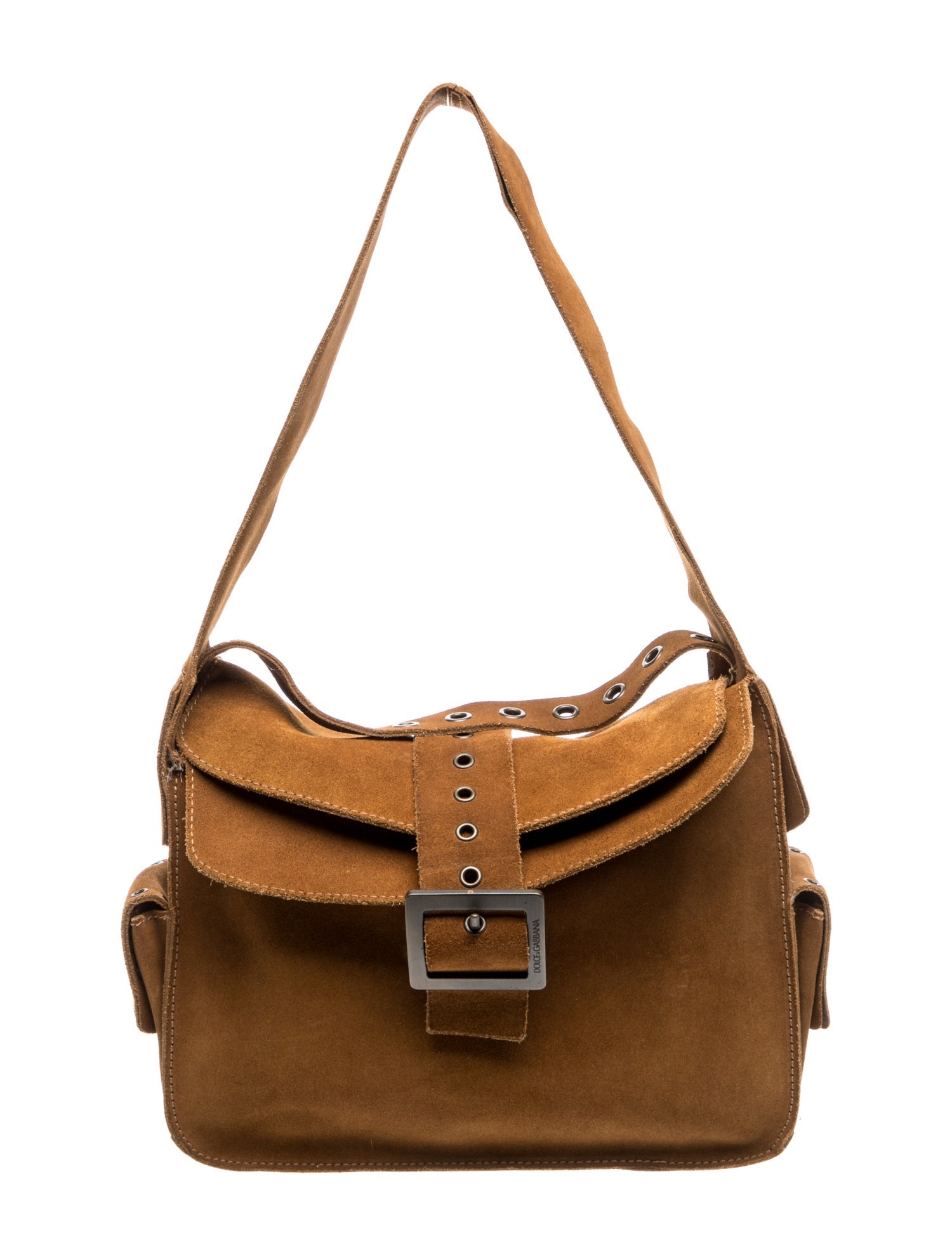 Suede Crossbody Bag