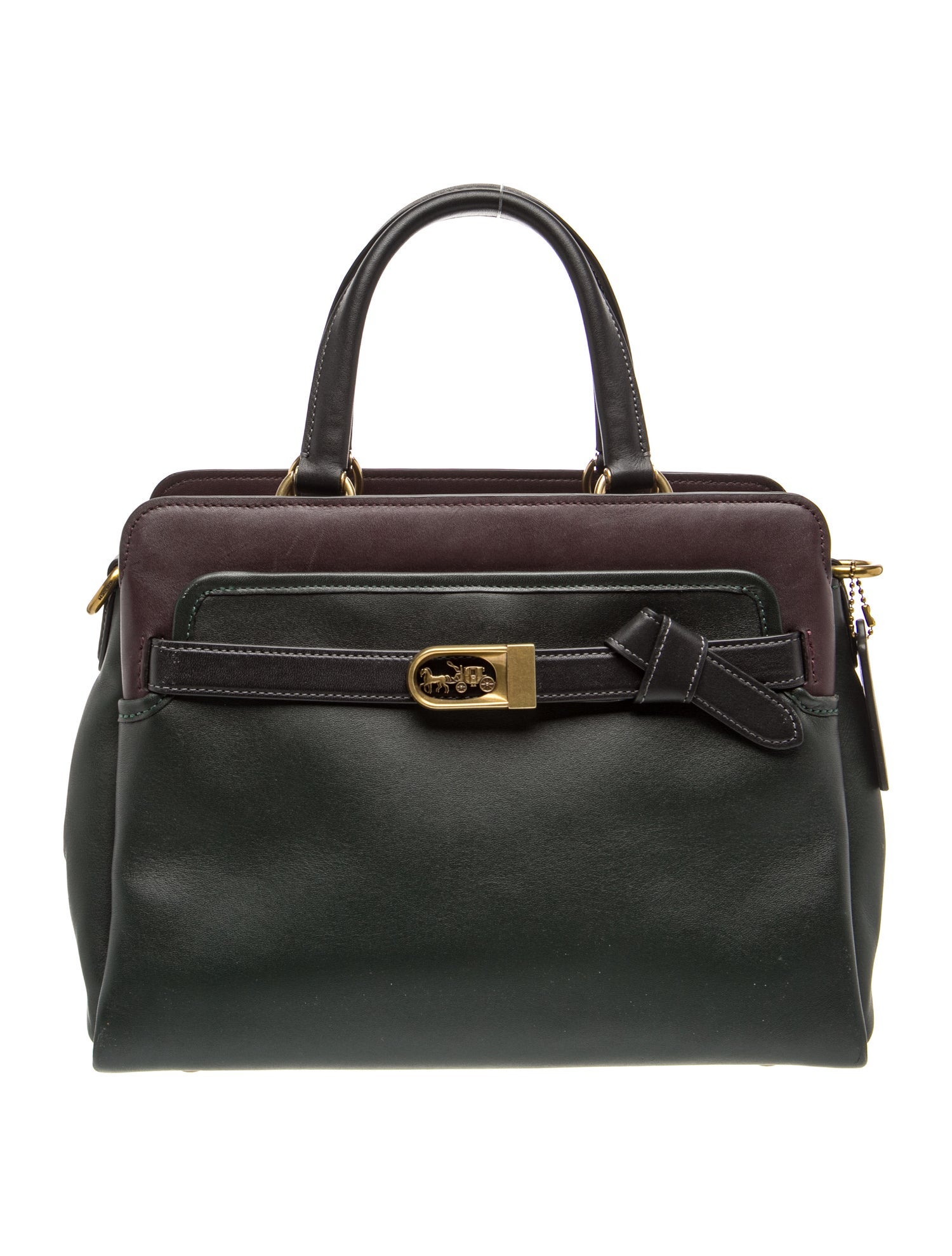 Leather Top Handle Bag