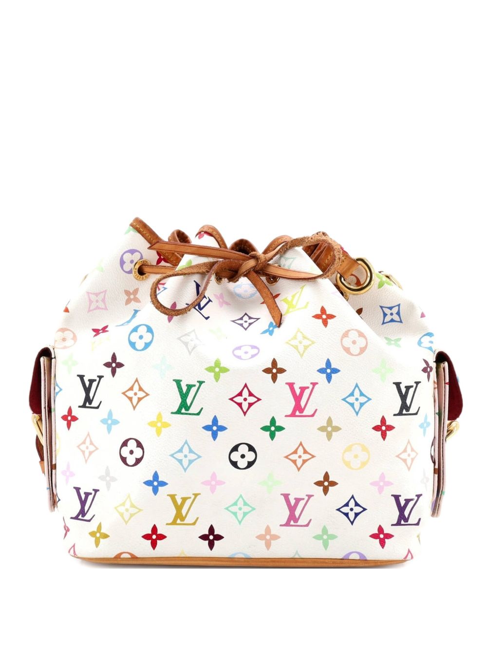 Petit Noe Handbag Monogram Multicolor bucket bag