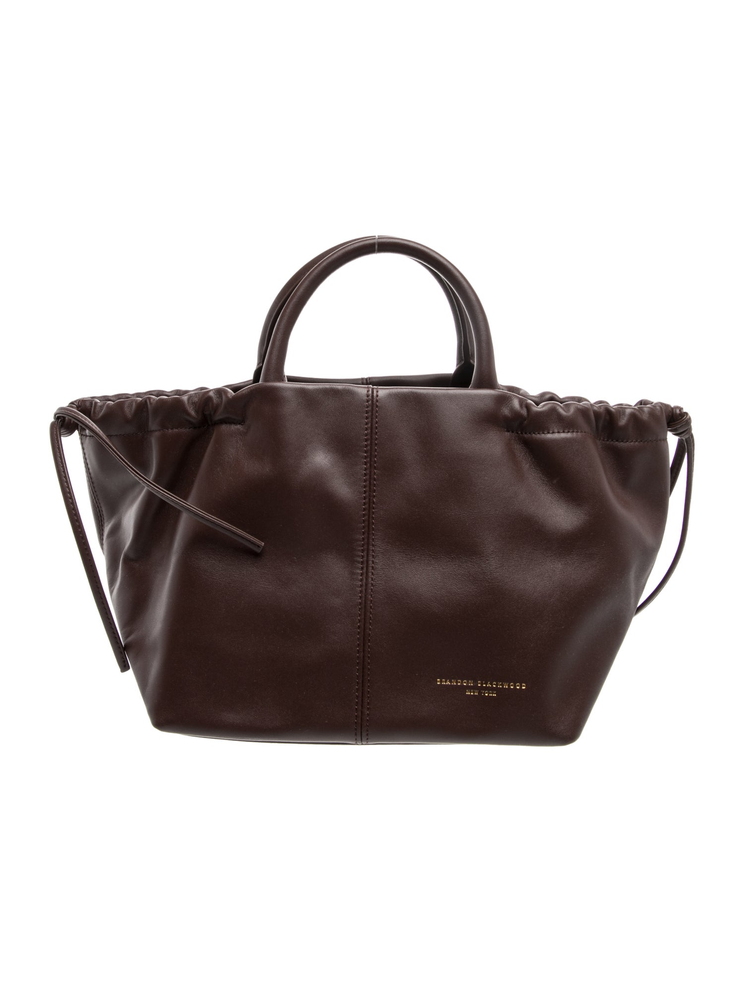 Brandon Blackwood Leather Top Handle Bag