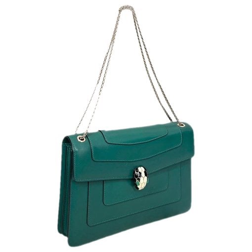 Serpenti leather handbag