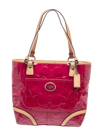 Coach Patent Leather Messenger Bag