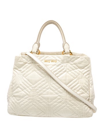 Miu Miu Leather Tote