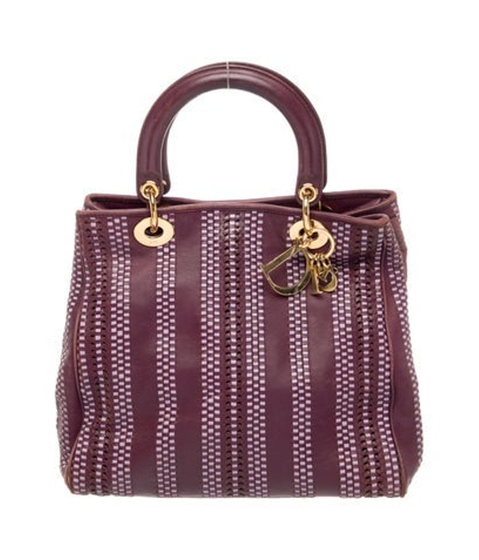 Dior Dior Leather Top Handle Bag