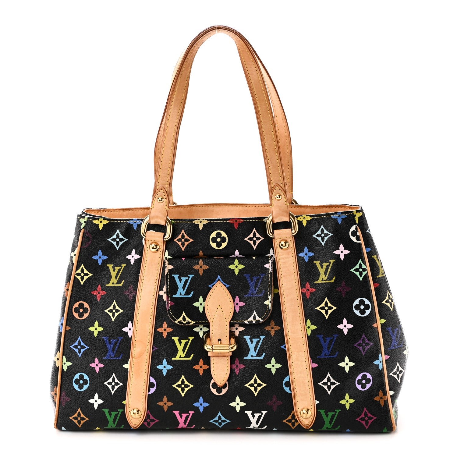 Louis Vuitton Monogram Multicolor Aurelia MM Black