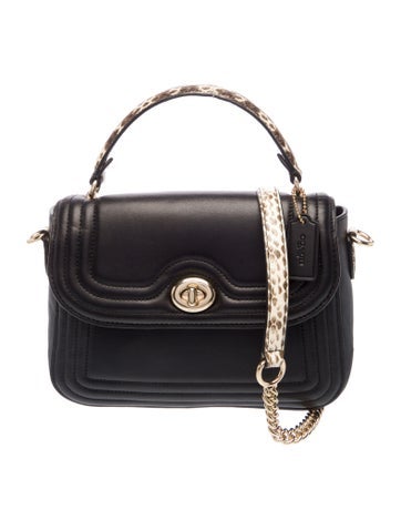 Leather Top Handle Bag