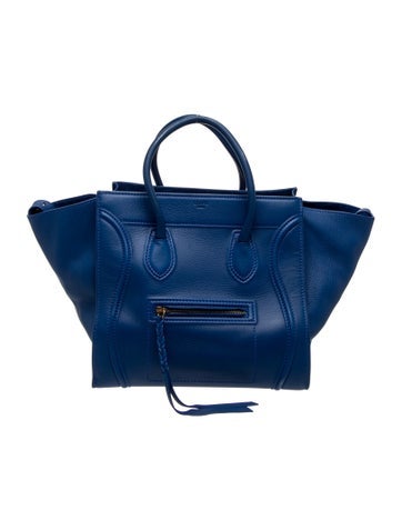 Celine Leather Luggage Phantom Medium