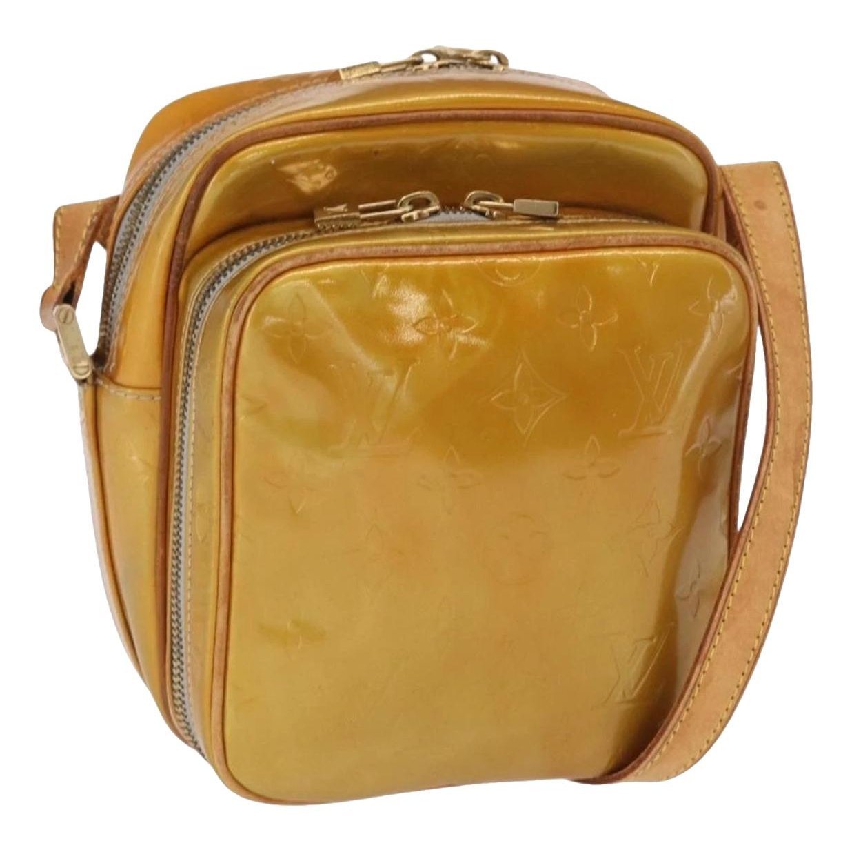 Patent leather handbag