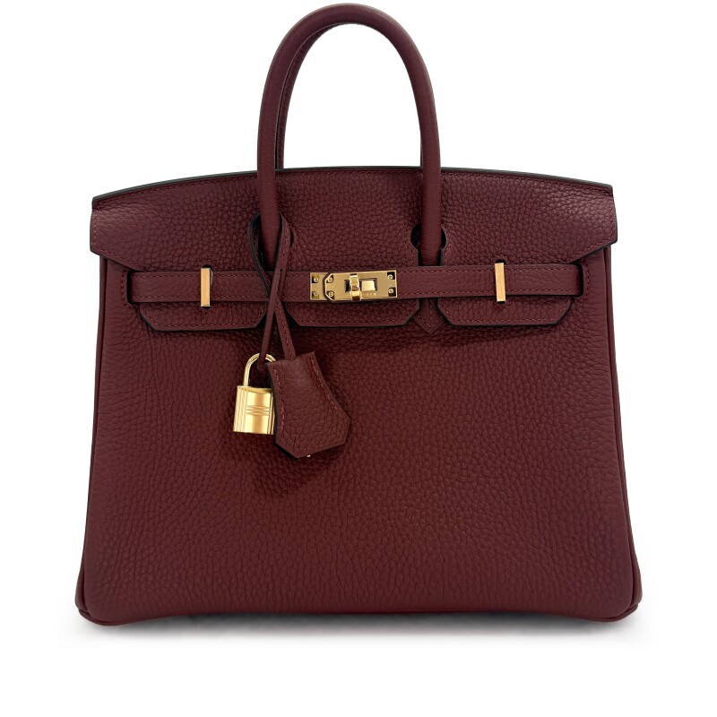 Hermes Rouge H Togo  Birkin 25 Gold Hardware, 2025