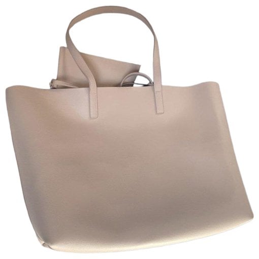 Shopping leather handbag