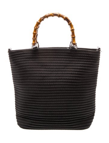 Bamboo Top Handle Bag