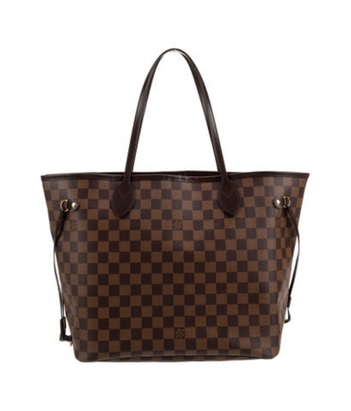 Louis Vuitton Vuitton Damier Ebene Neverfull W Pouch Mm